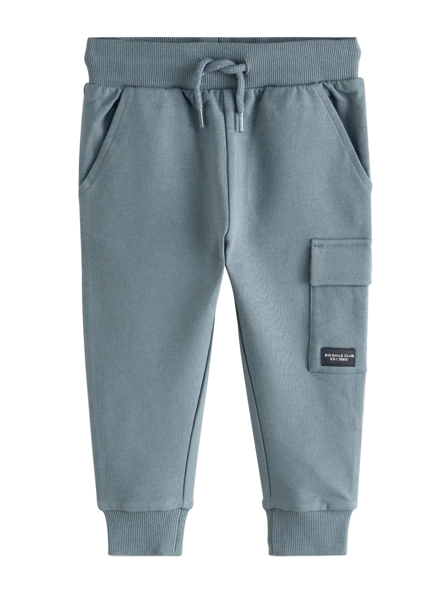 Geo Next Pantaloni Jogging Skinny Ragazzo Cotone Confezione da 5