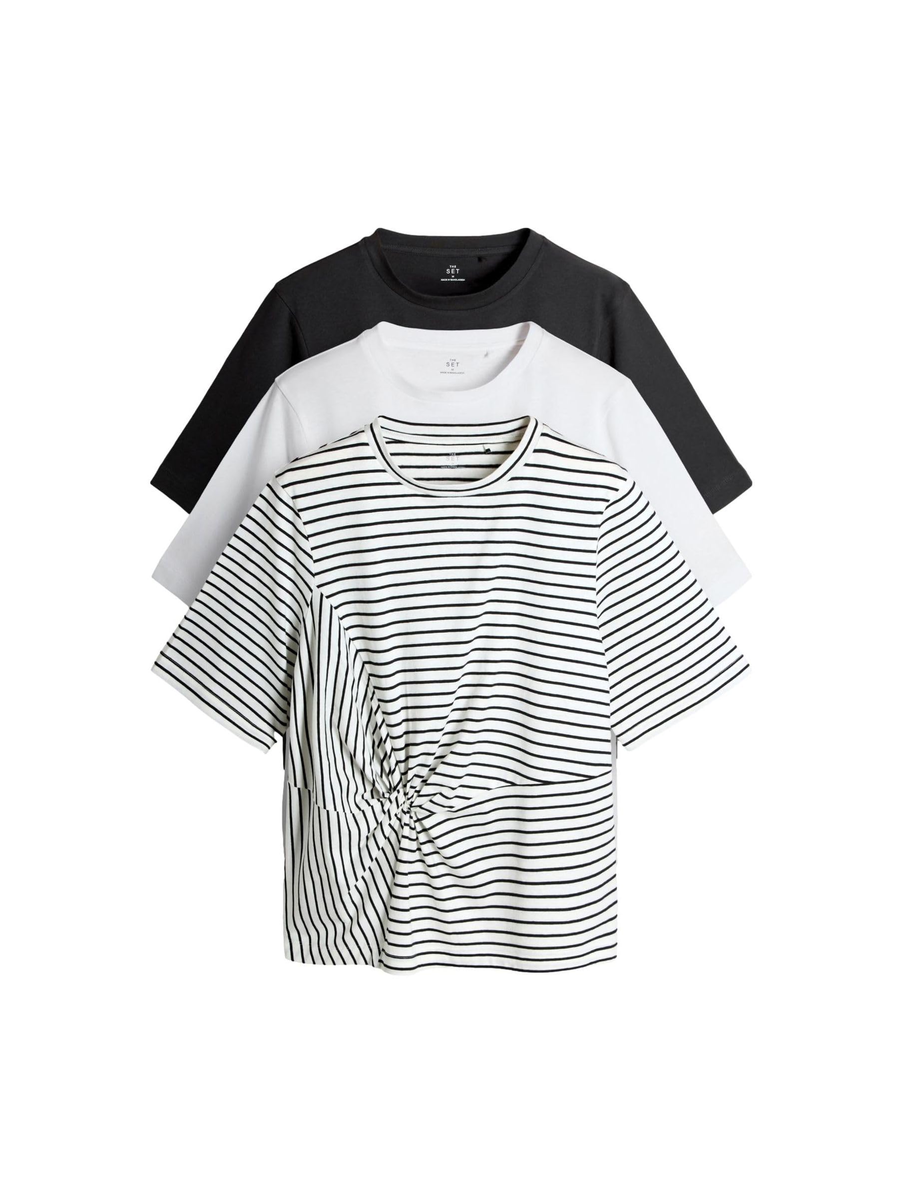 Geo Next The Set T-Shirt Nodo Frontale Donna 3 Pezzi Comoda