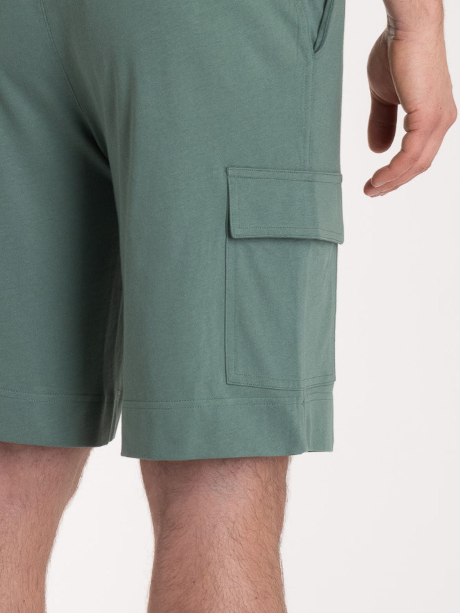 Ragno Jersey di Cotone Calzoncino Uomo Verde Dark Forest Cotone