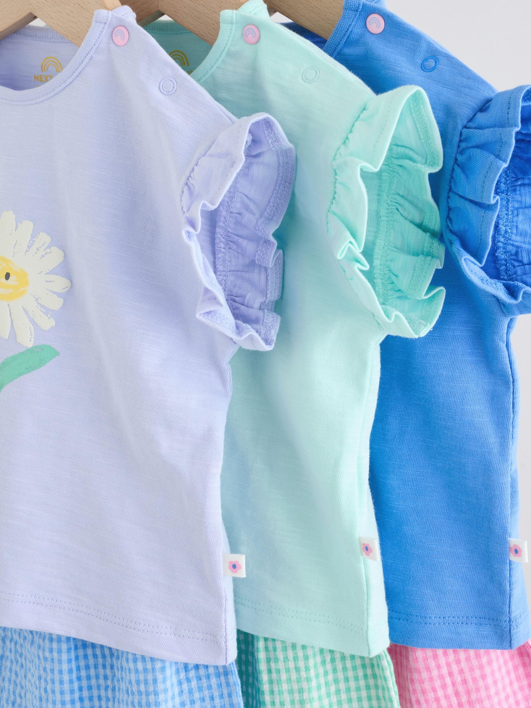 Next set neonata 6 pezzi 74-80 top shorts