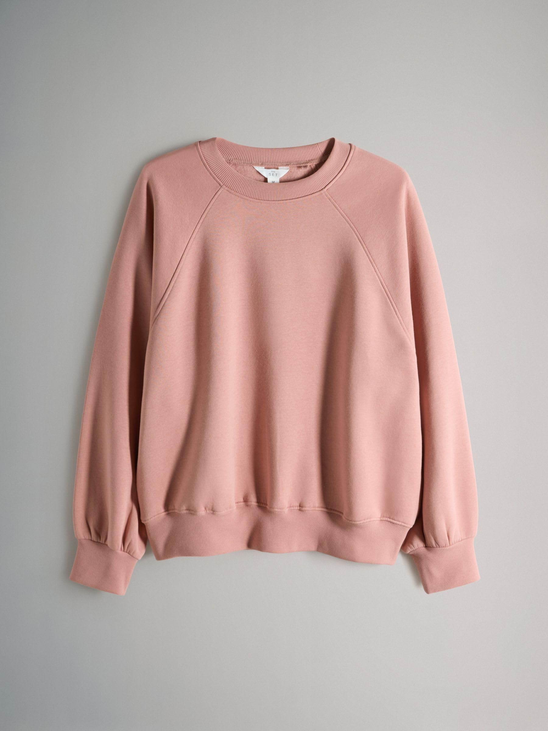 The Set completo felpa oversize maniche raglan donna