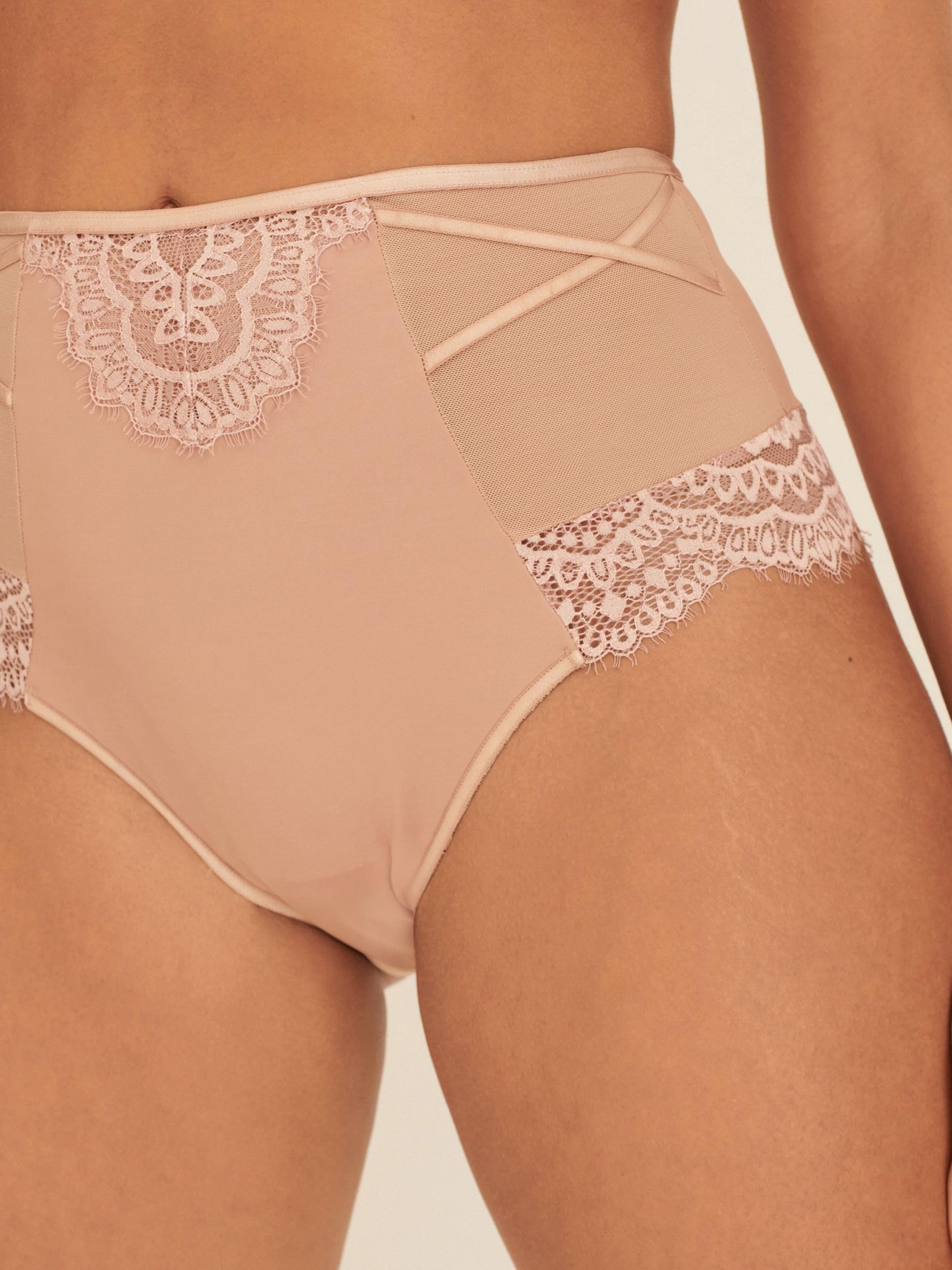 Next Slip Pizzo Modellanti 2 Pezzi Taglia 46 Vita Alta