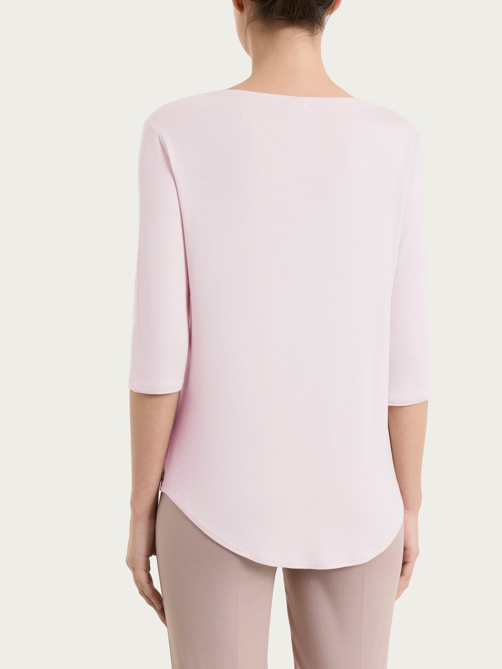 Ragno Viscosa Summer maglietta scollo V Pale Lilac viscosa