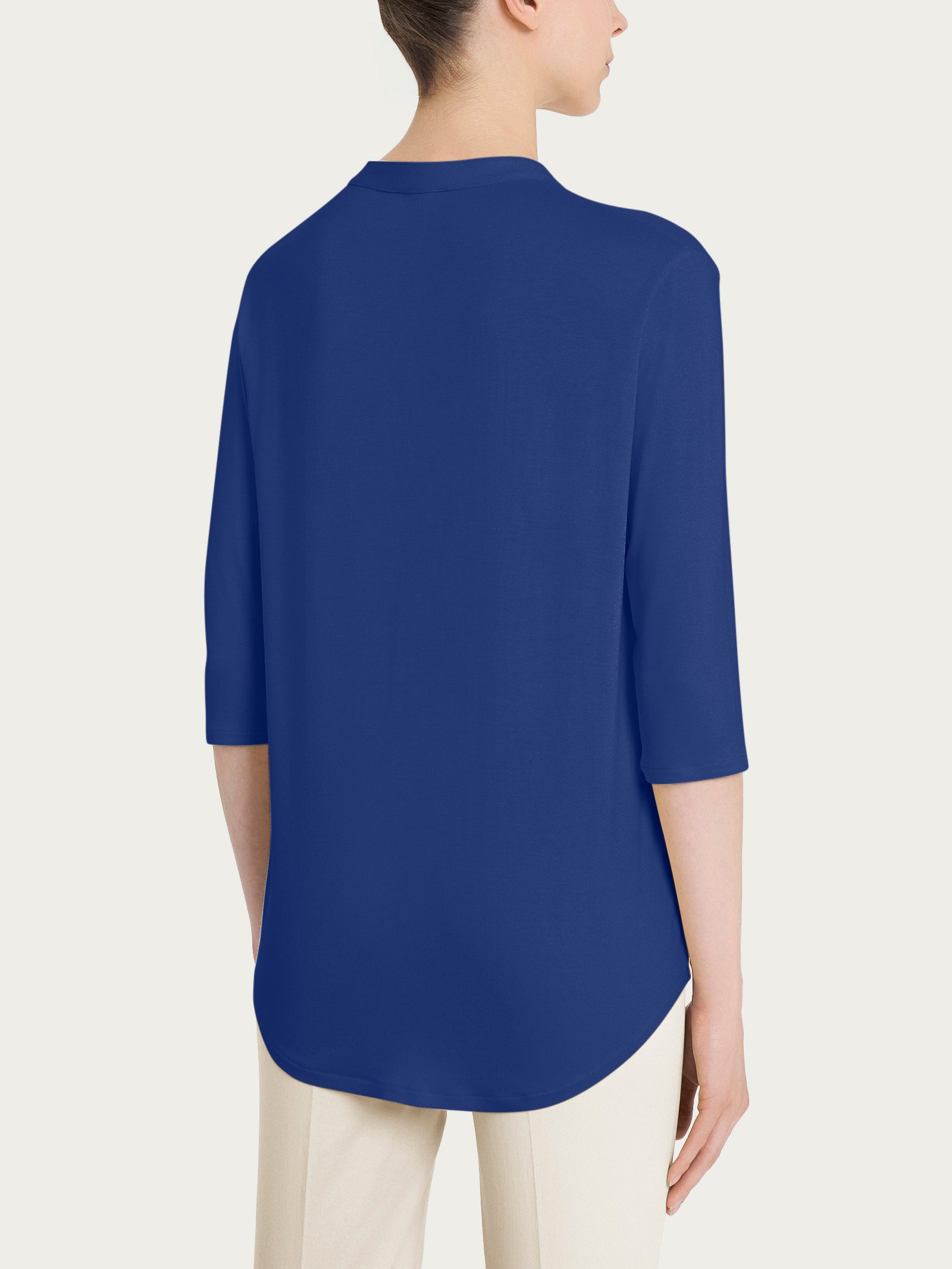 Ragno Viscosa Summer maglietta manica 3/4 Blueberry viscosa