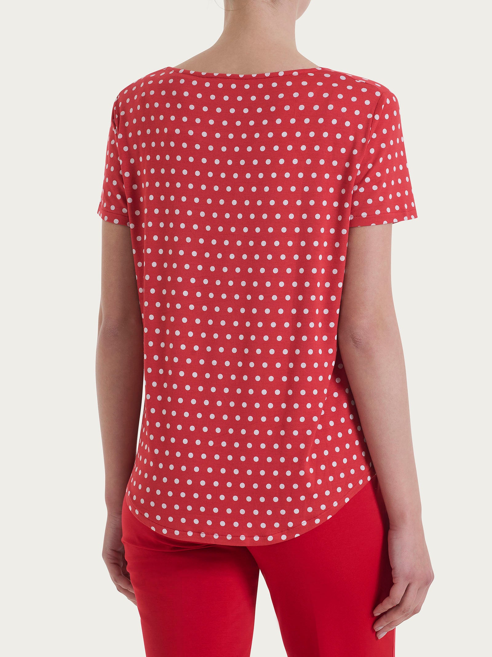 Ragno Viscosa Summer maglietta pois Fant. Salsa