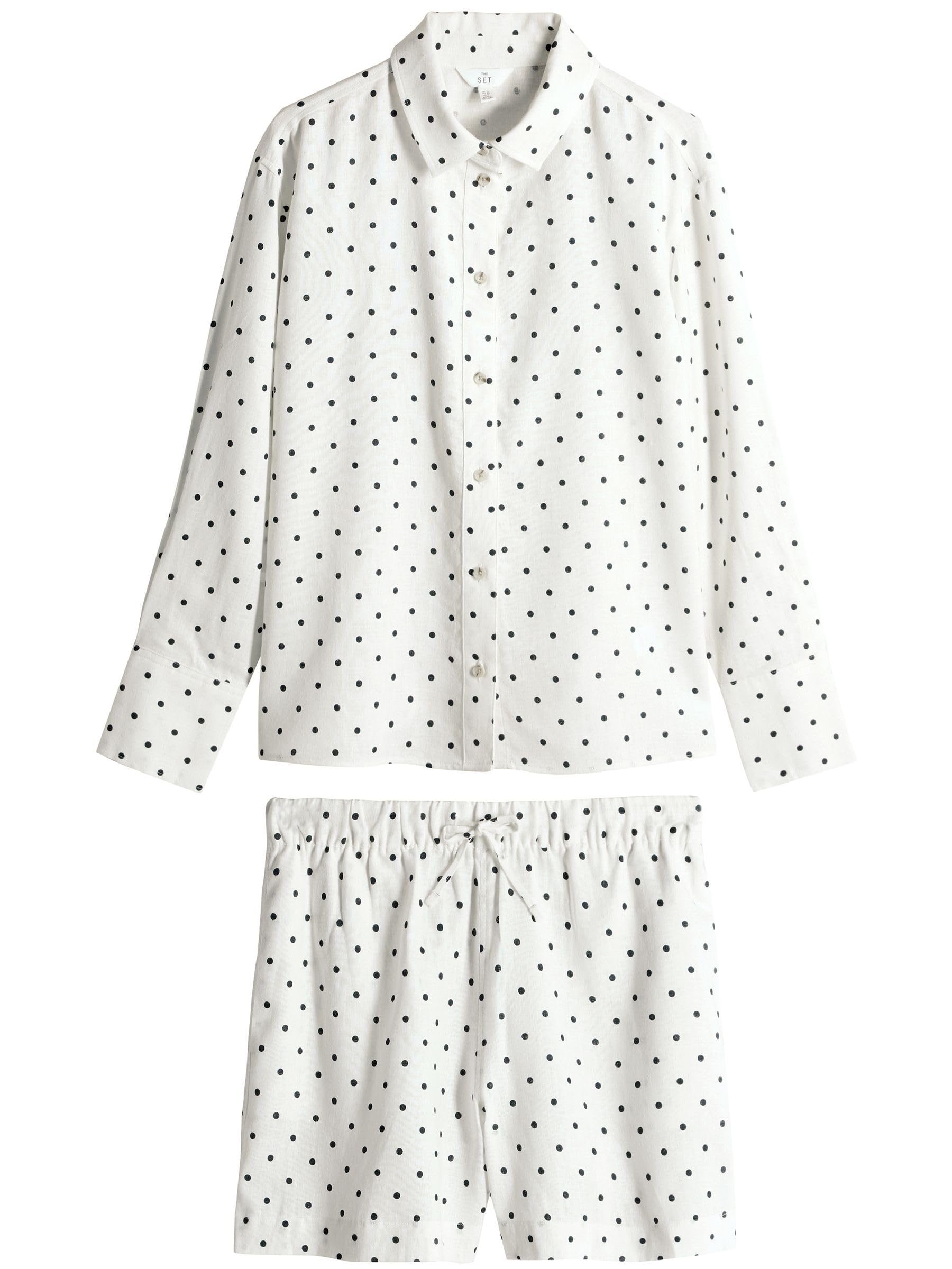 Geo Next The Set Camicia e Shorts set 2 pezzi lino pois