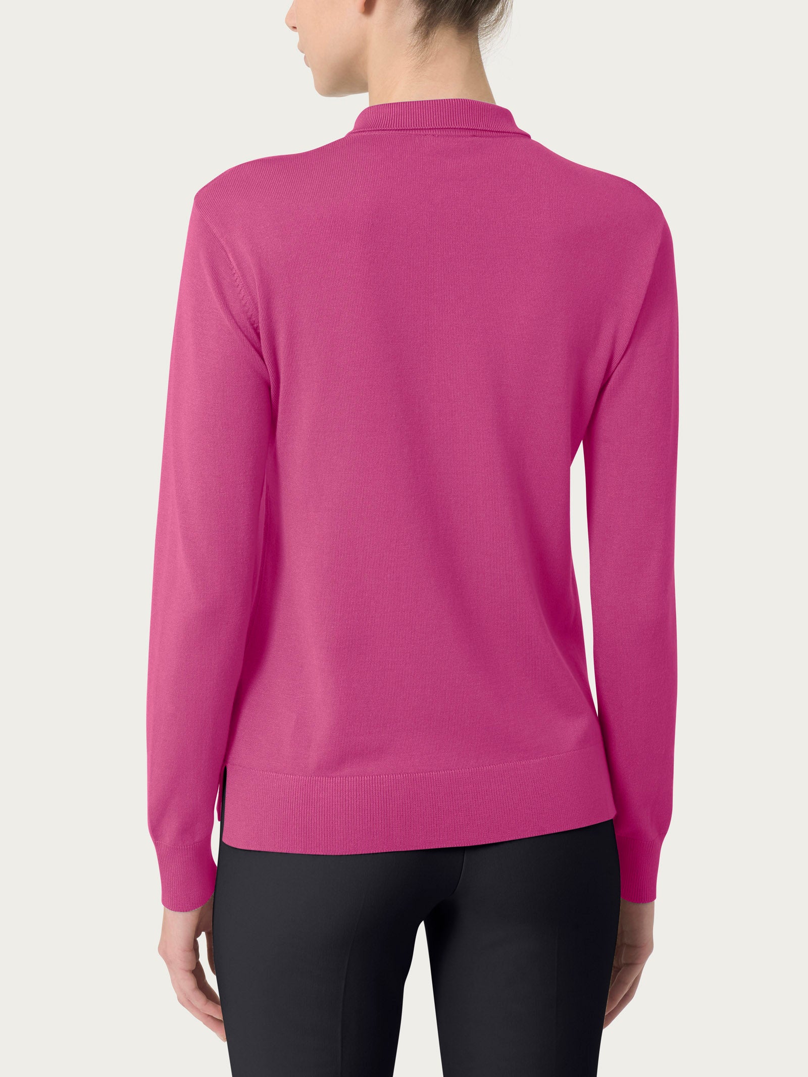 Ragno Four Seasons Polo Red Violet misto viscosa