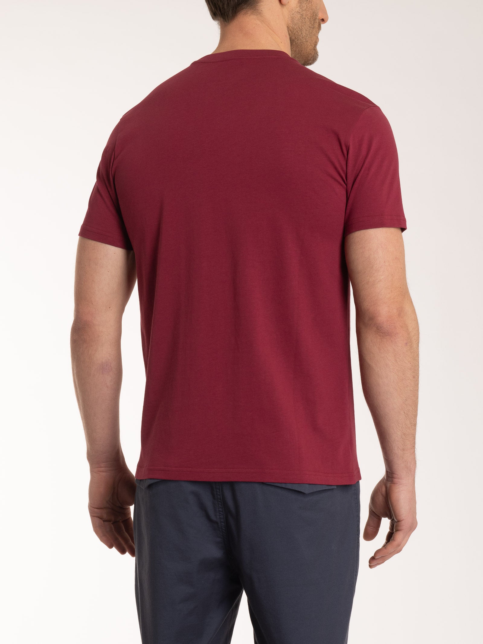 Ragno T-shirt Girocollo Jersey Cotone Tibetan Red uomo