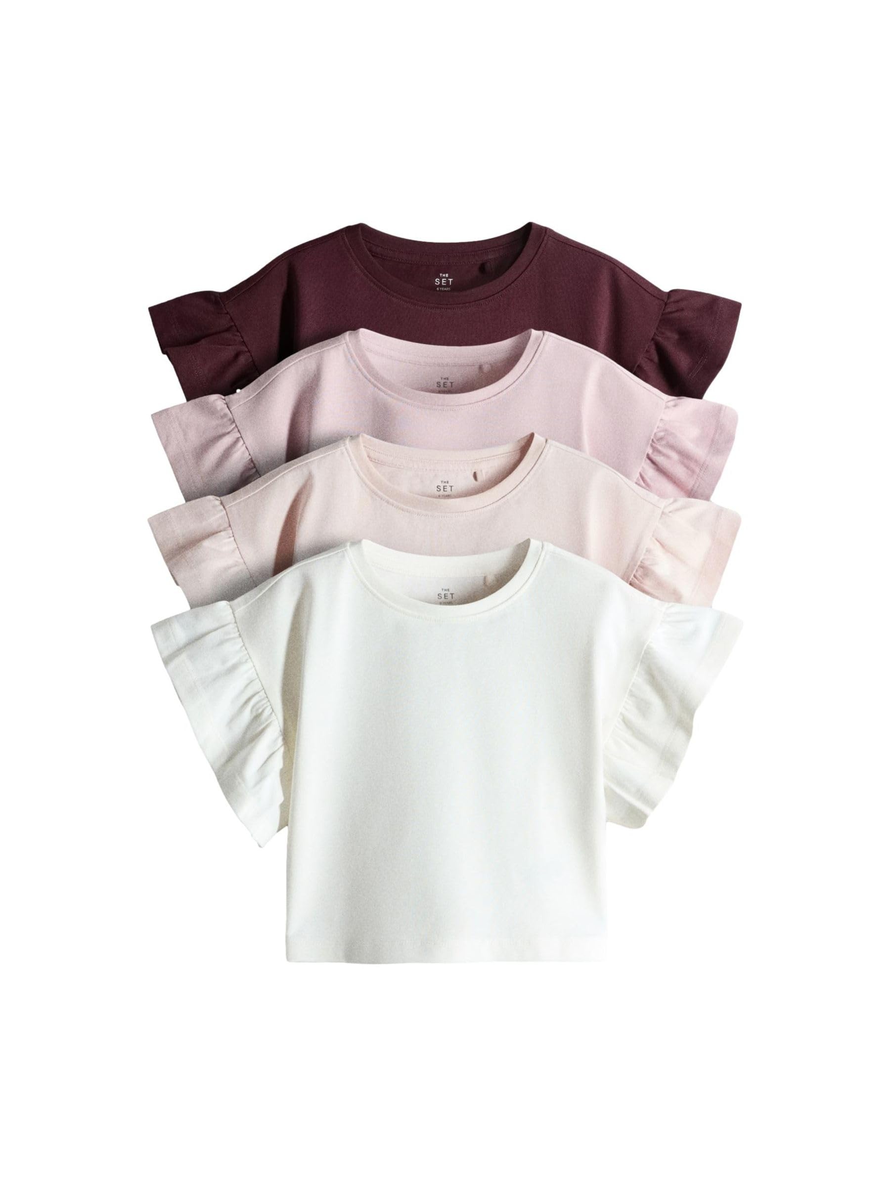 Next The Set t-shirt cotone bambina 134 4 pezzi volant