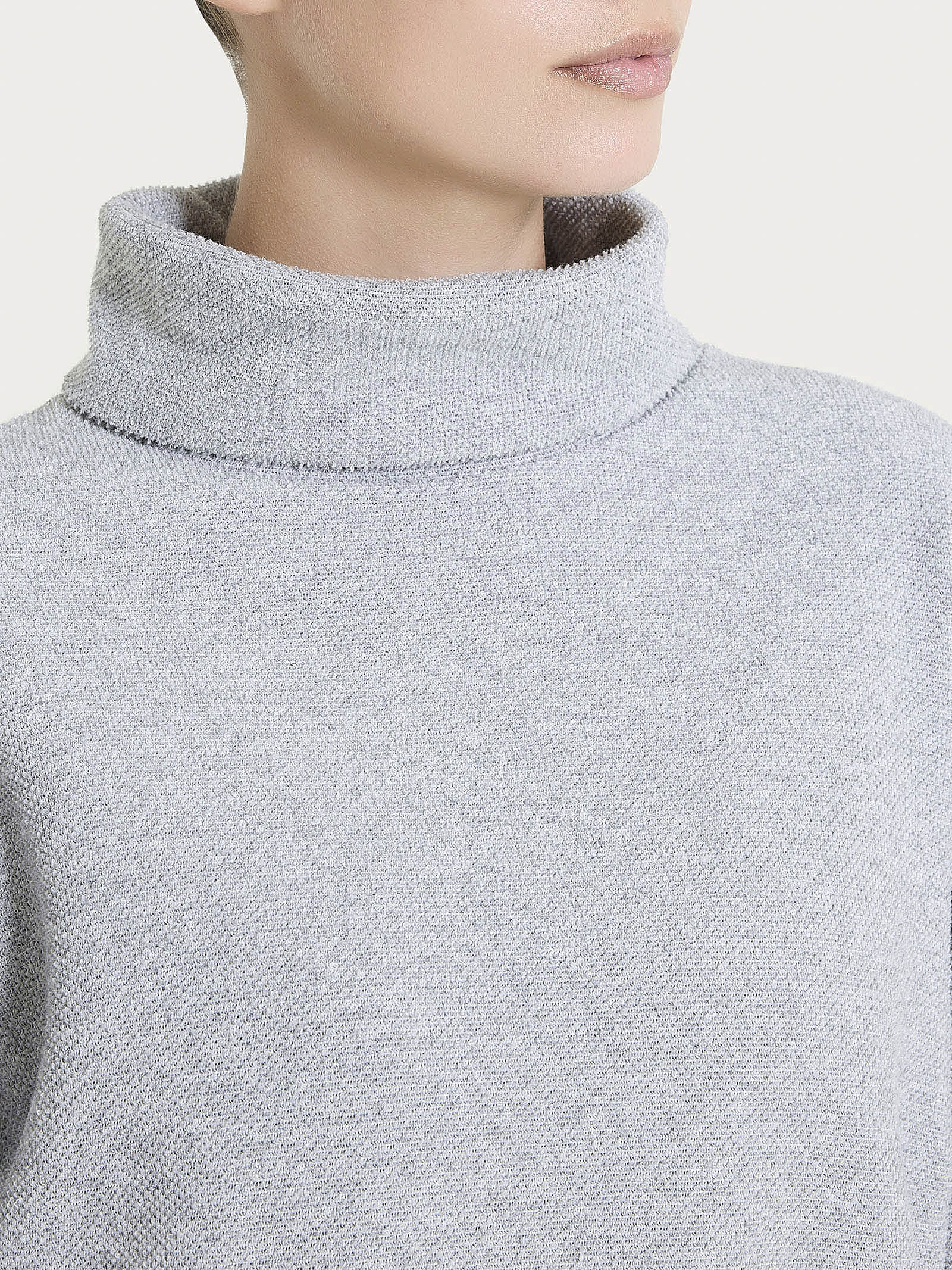 Ragno Relaxed Wardrobe Felpa collo ciambella Grigio Mel. calda