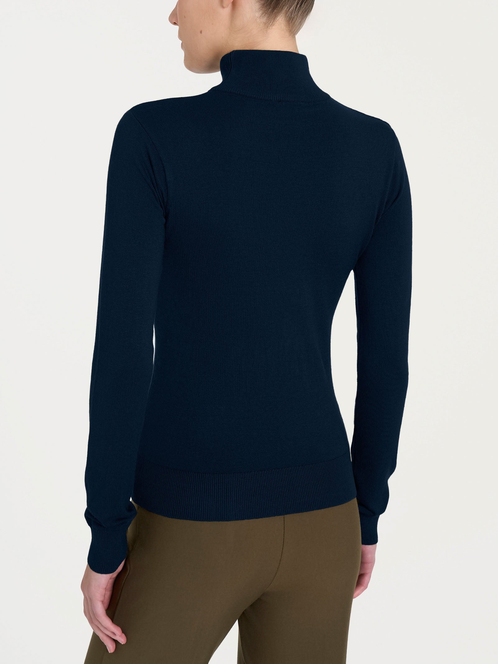Ragno Four Seasons Lupetto maglia Bleu misto viscosa
