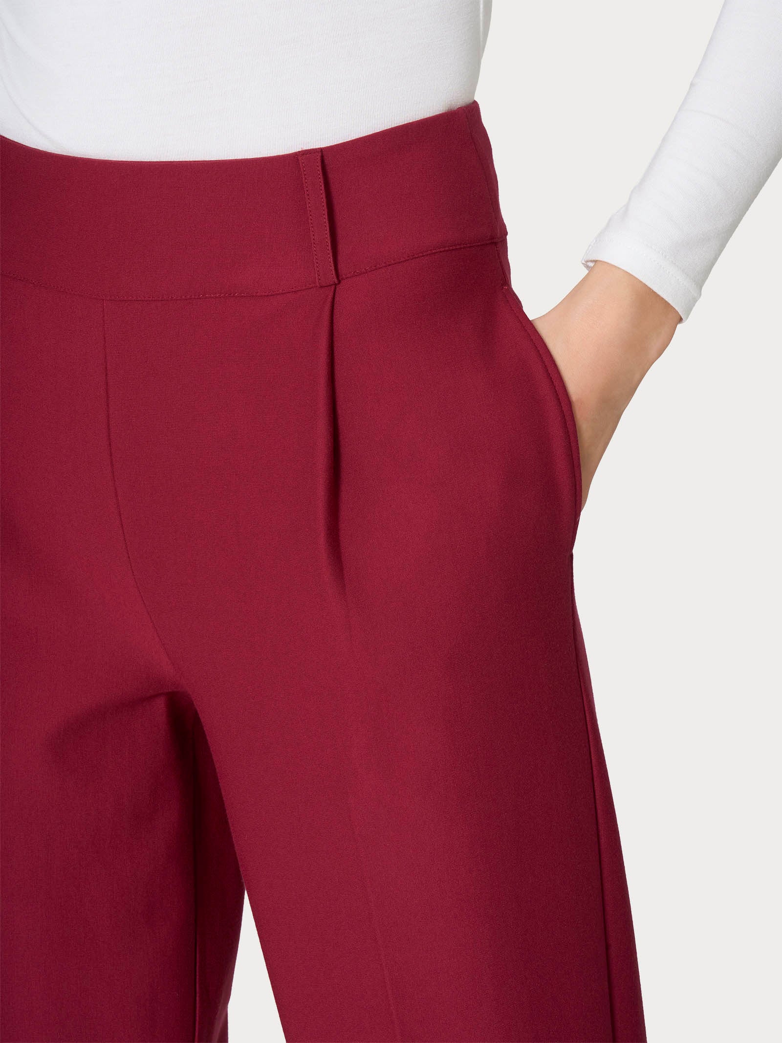 Ragno Pantalone Carrot Tibetan Red in Compact Tapered