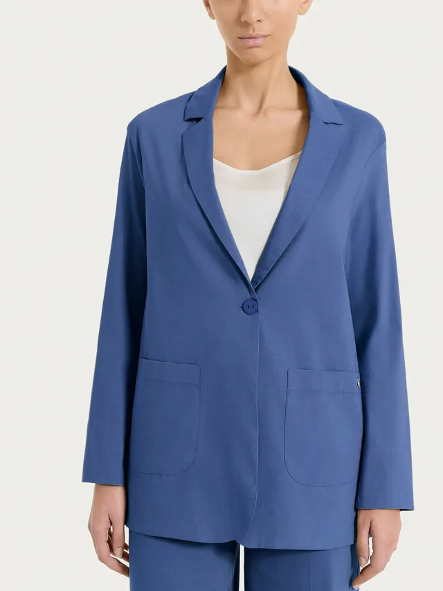 Ragno Super Fresh Blazer Destrutturato Oceana Leggero