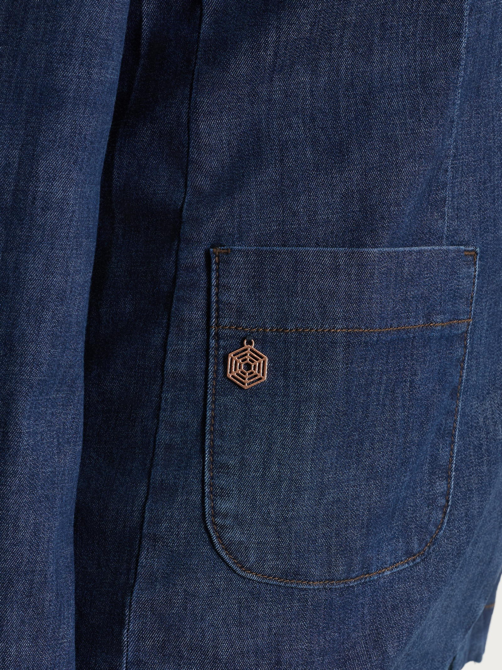 Ragno Light Denim blazer due bottoni jeans blu