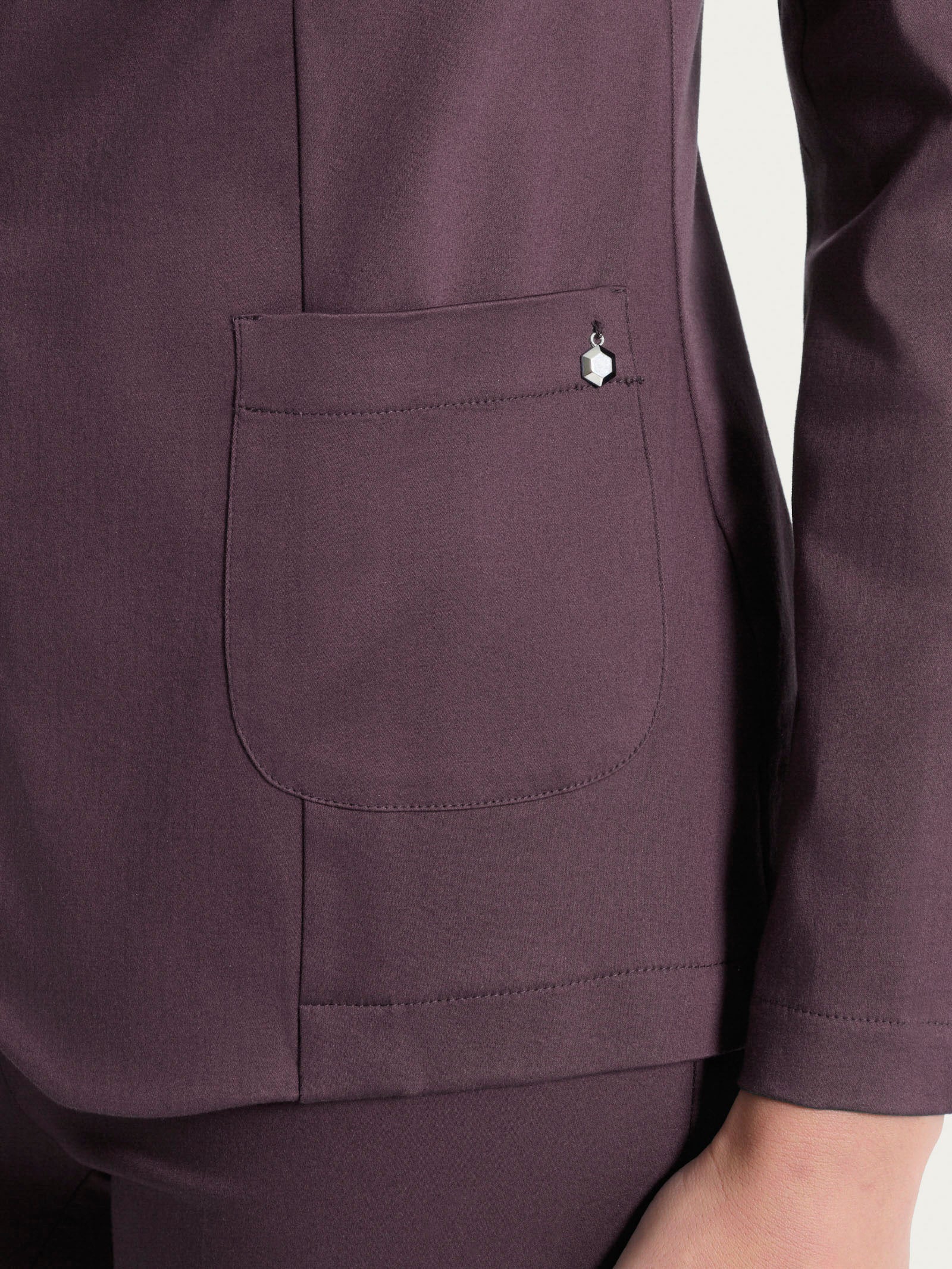 Ragno Gem Blazer Due Bottoni Cotone Raisin
