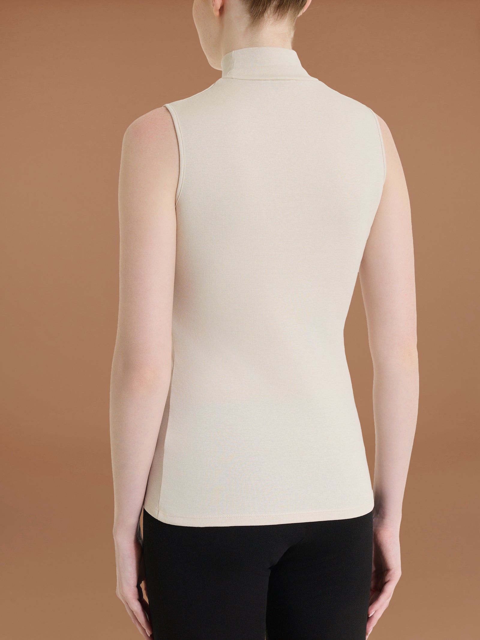 Ragno Thermo Cotton Smanicato Collo Alto Champignon Cotone