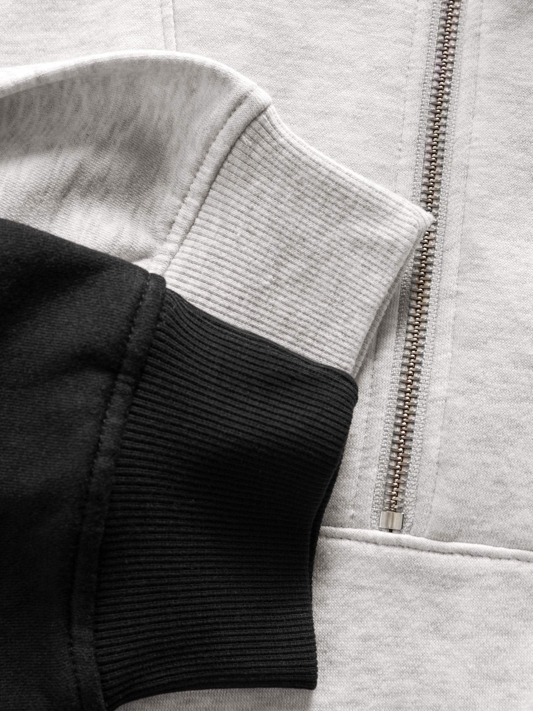Next The Set felpa donna collo a imbuto con zip confezione 2 pz