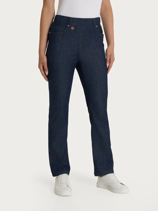 Ragno Light Denim Jeans Dritti Donna Indigo Elasticizzati