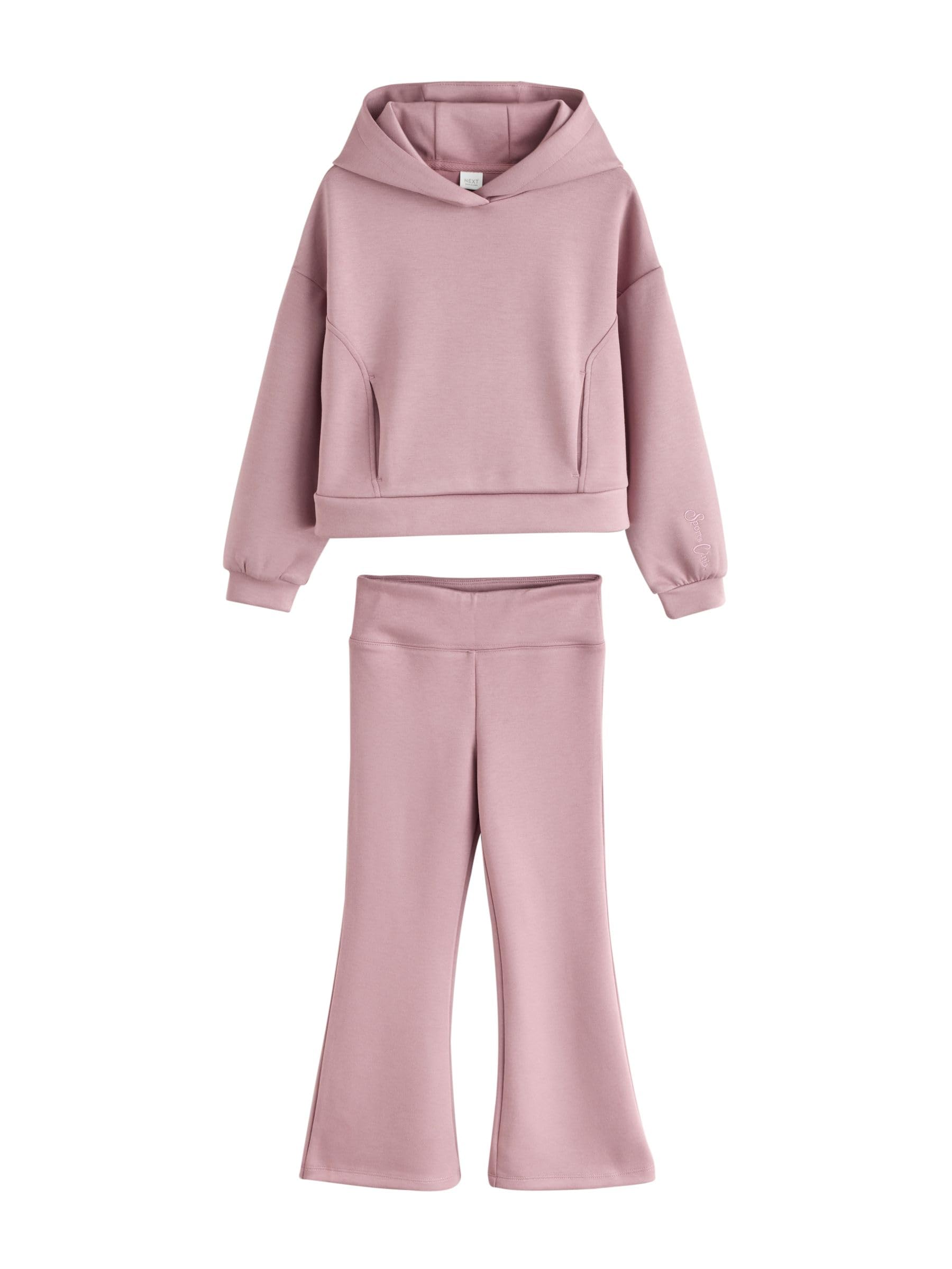 Next completo hoodie pantaloni bambina scampanato