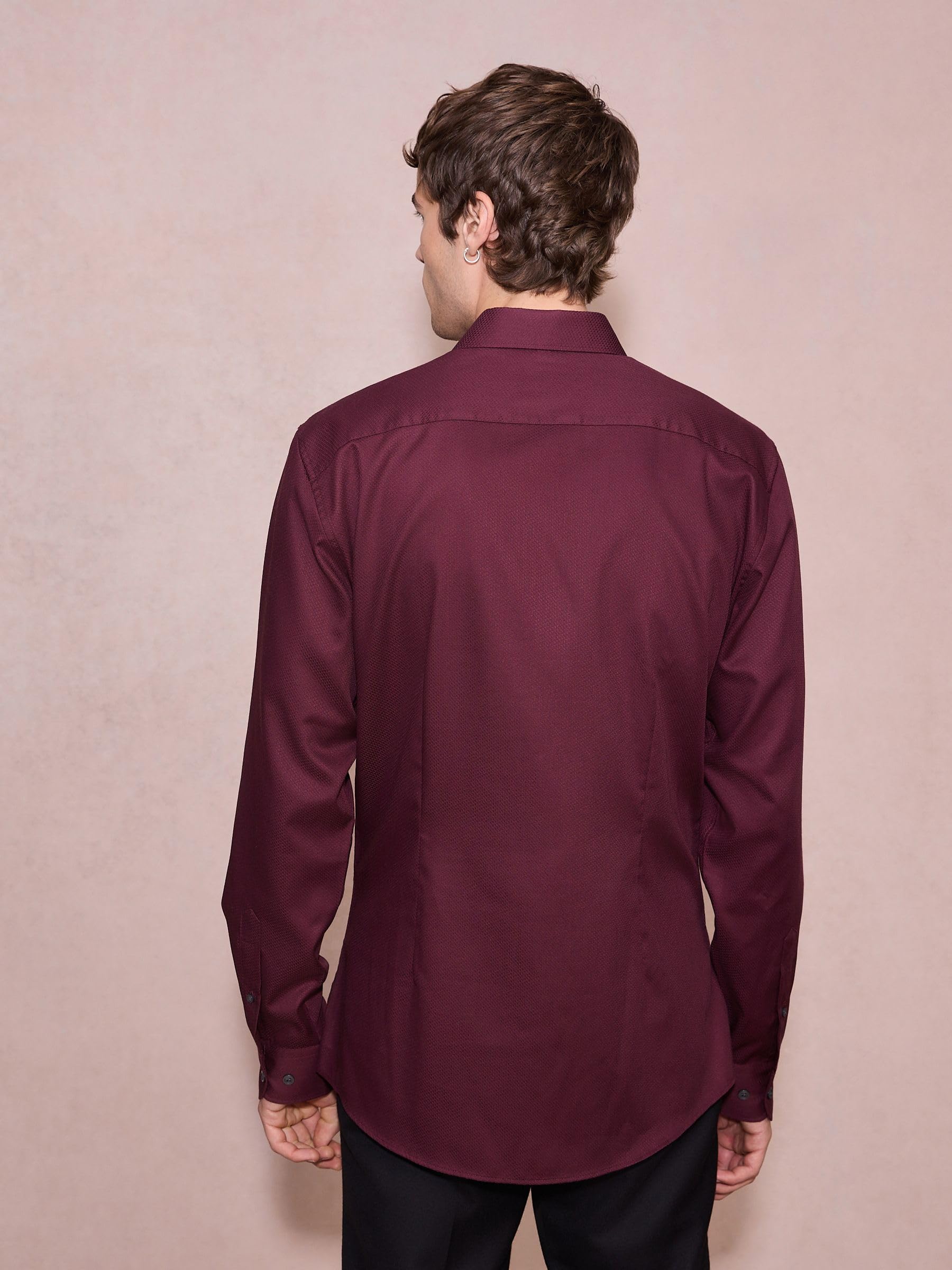 Next Camicia Elegante Uomo Slim Misto Cotone