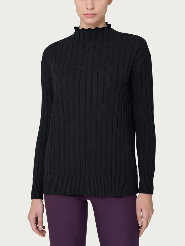 Ragno Super Soft lupetto Nero caldo morbido