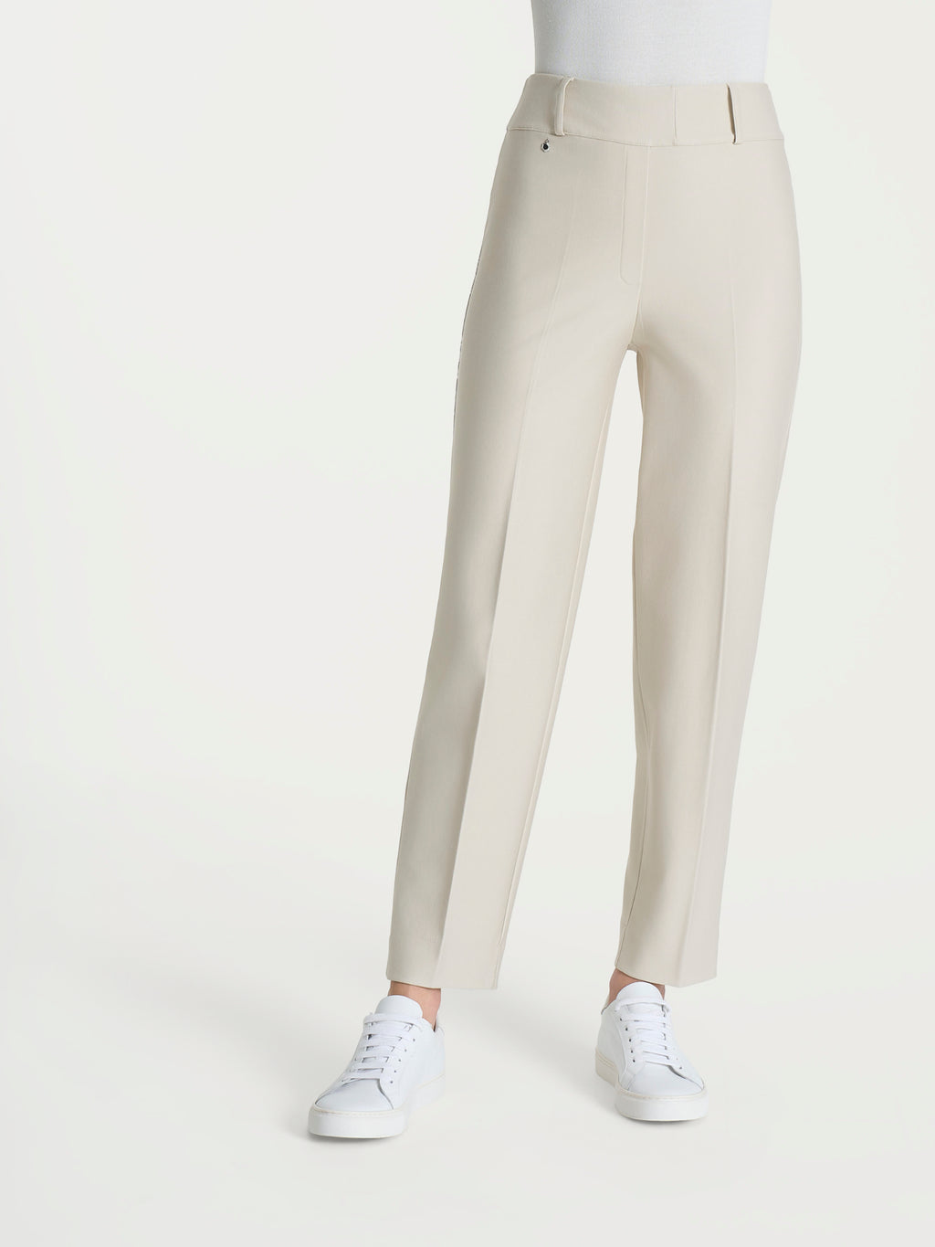 Ragno Compact Pantaloni Carrot Donna Champignon Elastici