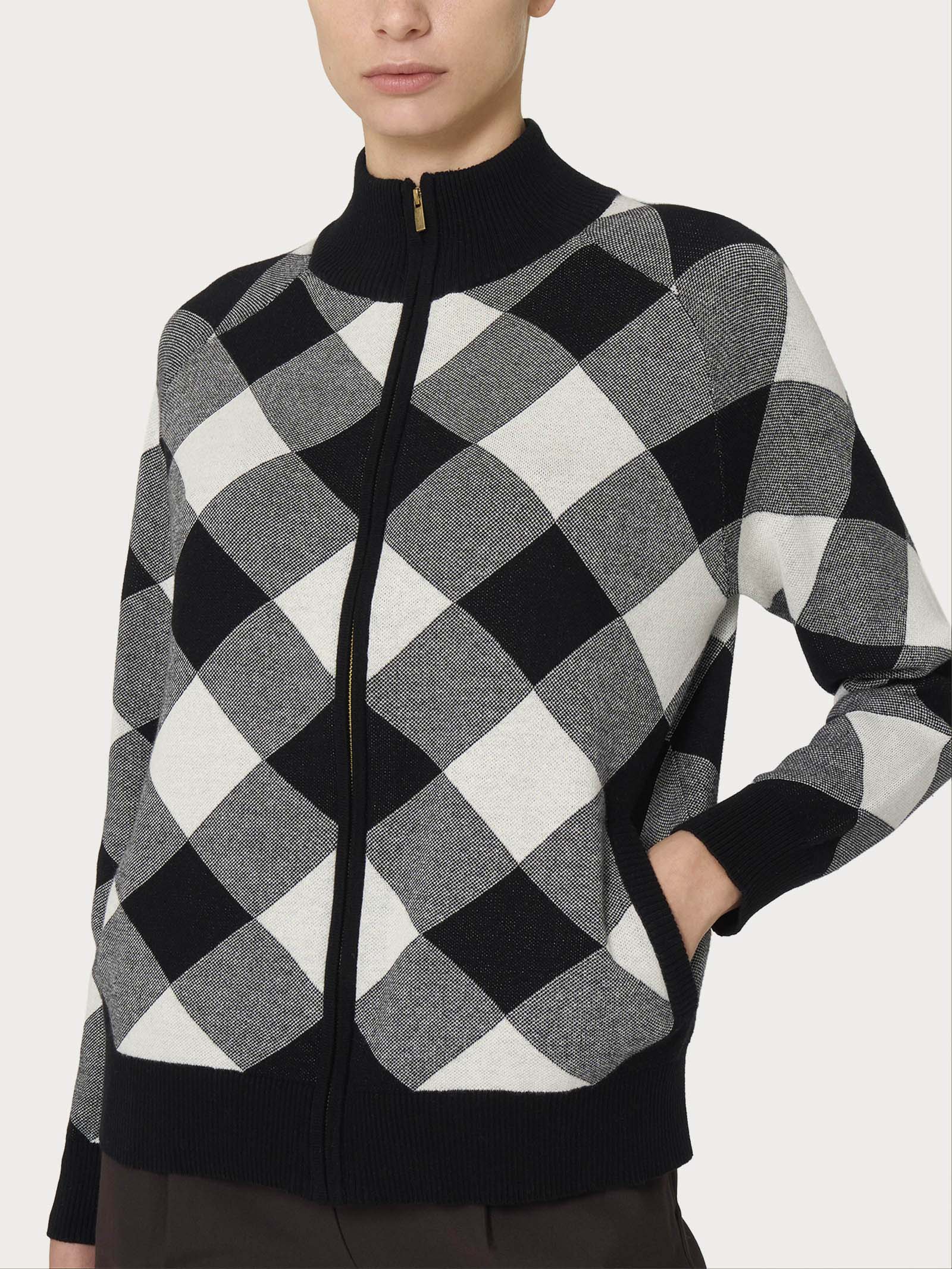 Ragno Winter Cotton Bomber giacchina puro cotone Fantasia Nero