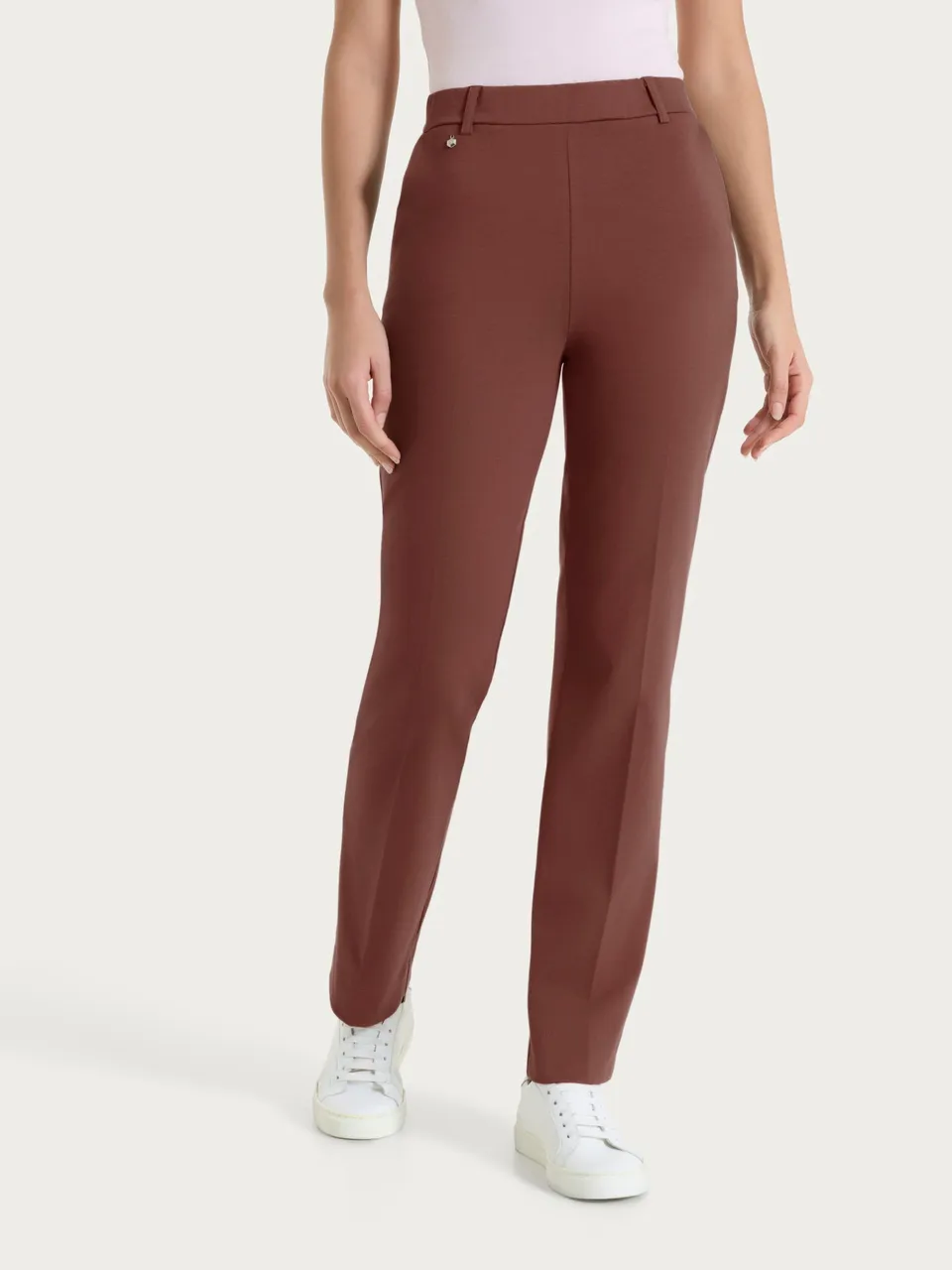 Ragno Compact Light pantalone dritto Cappuccino con tasche
