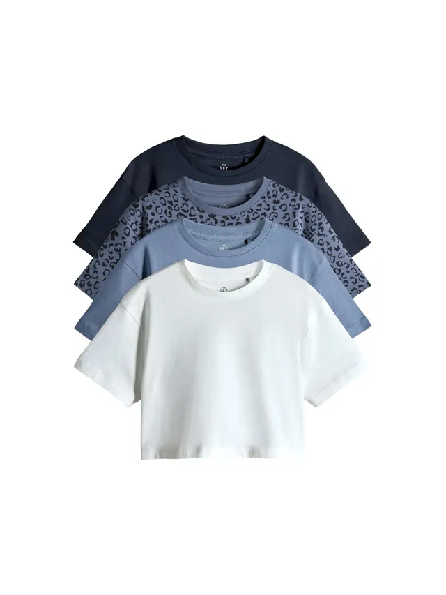 Geo Next The Set T-Shirt Bambina Maniche Corte 4 Pezzi Skater