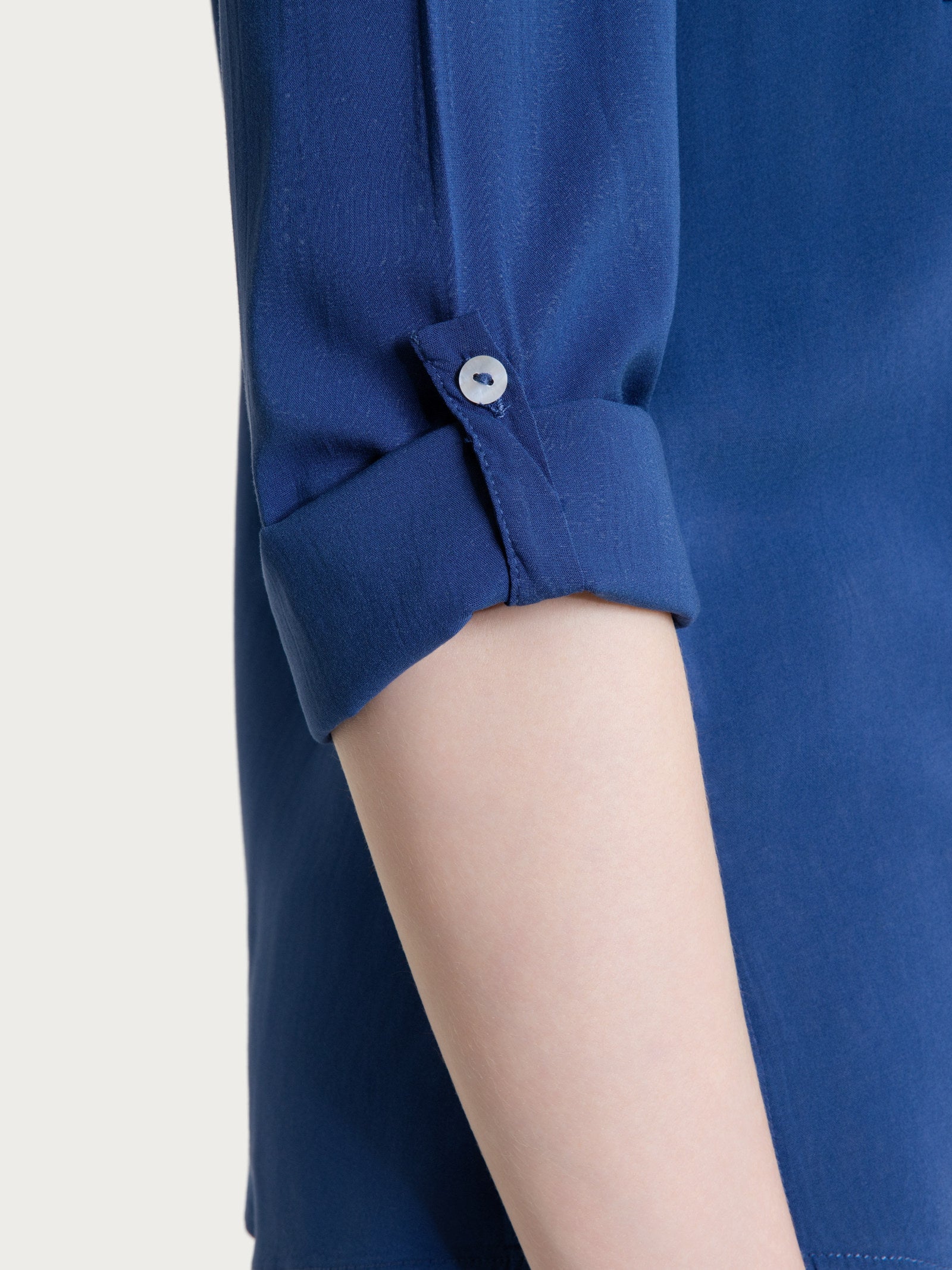 Ragno Viscosa Camicia blu Oceana voile