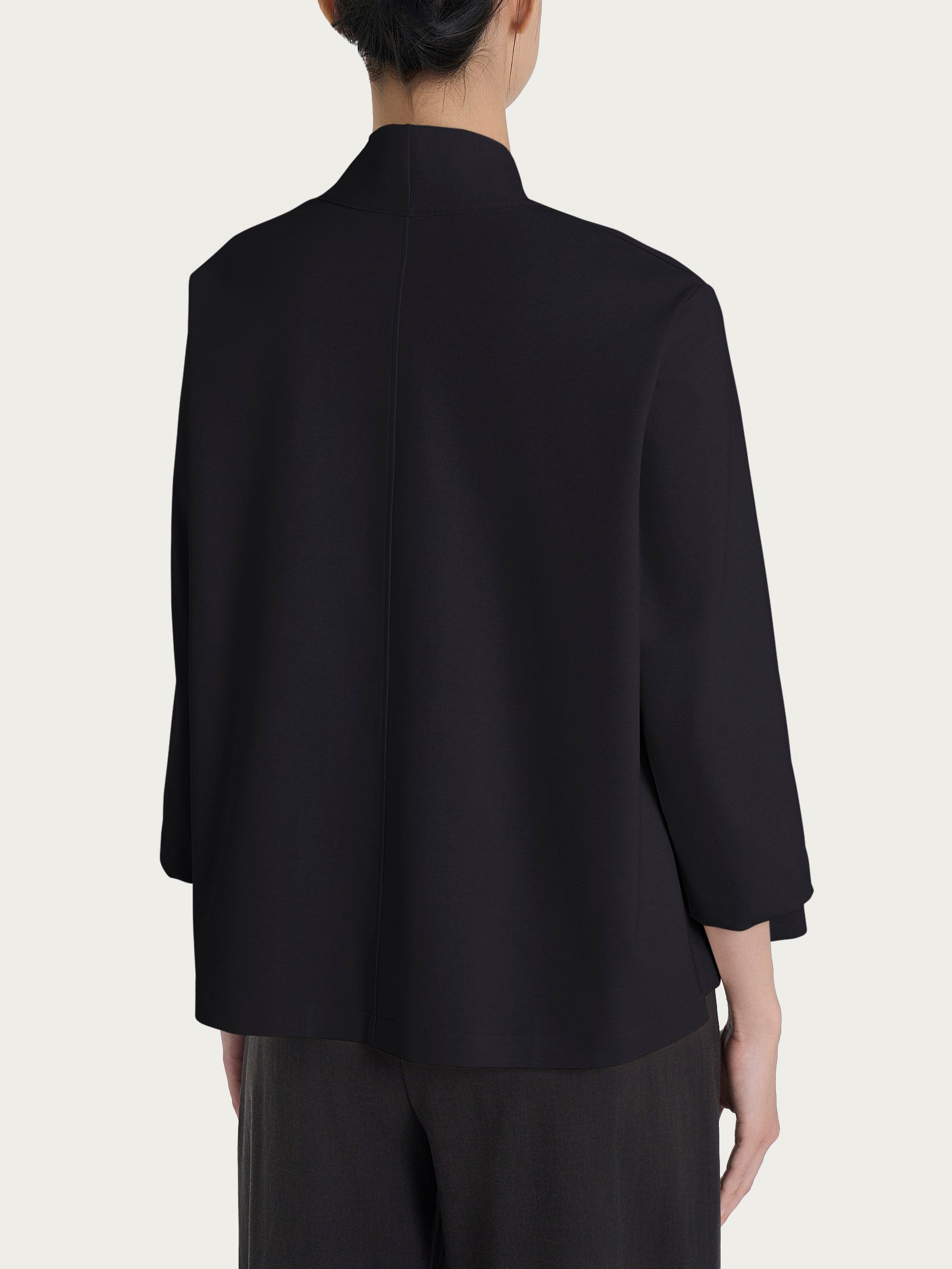 Ragno Cardigan Aperto Compact Light Manica 3/4 Nero