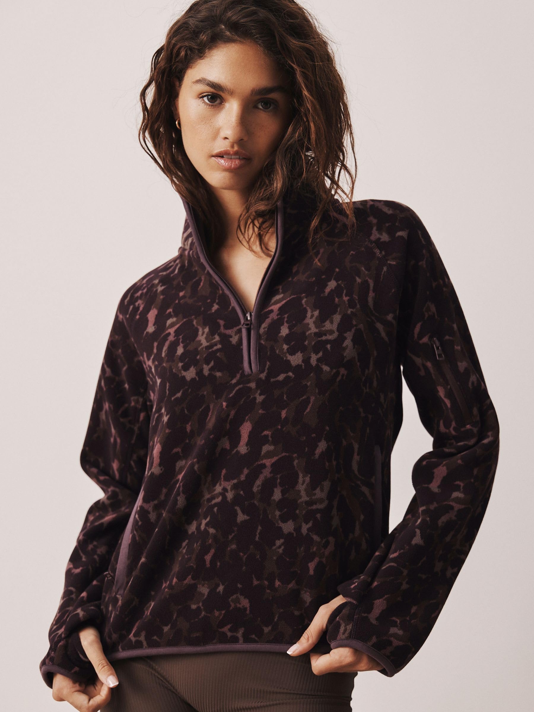 Next Pile Stampato Zip Corta Donna M uso quotidiano