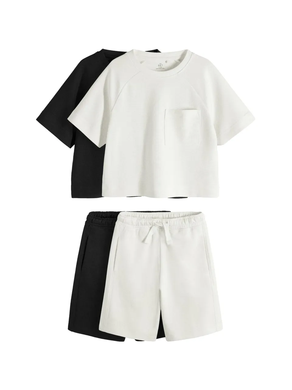 Next The Set completo bambino 2 pezzi t-shirt tasca jersey