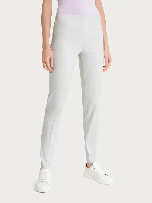 Ragno Satin Power pantalone sigaretta donna grigio skinny