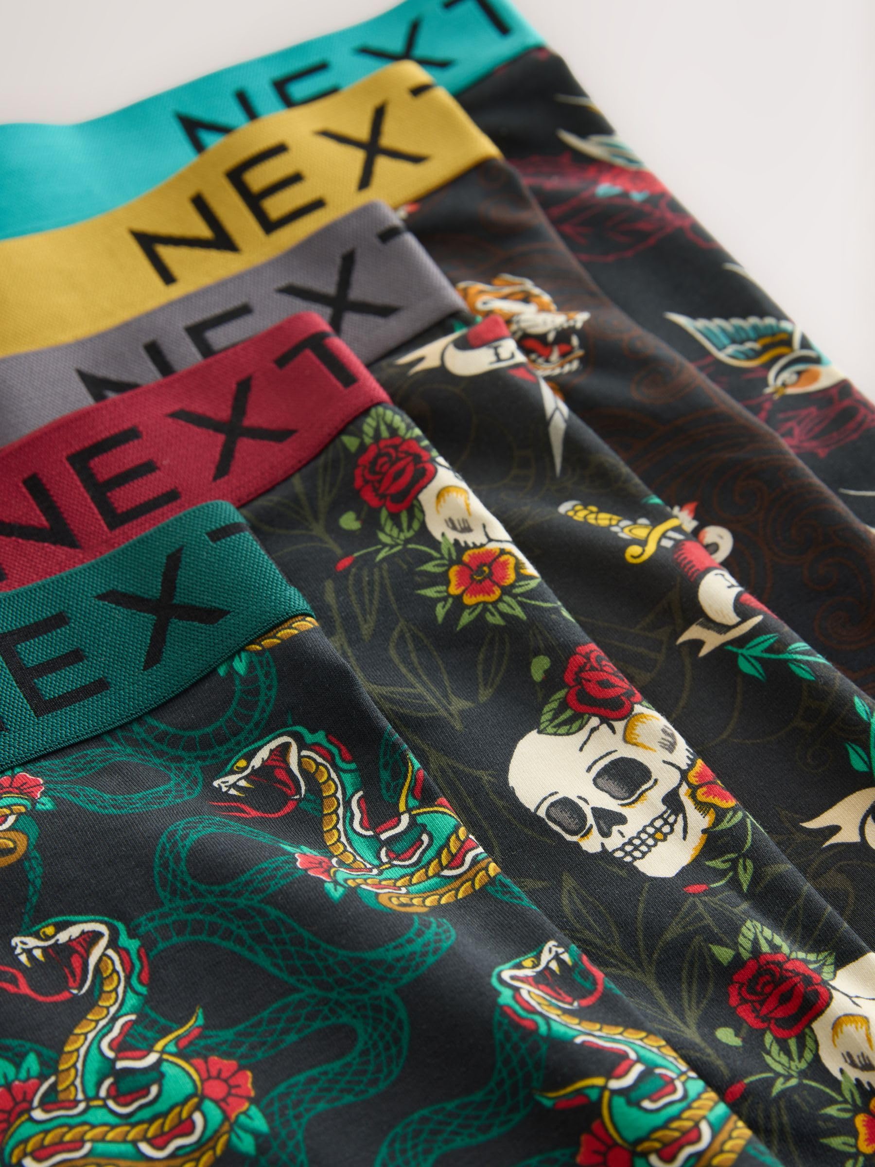 Geo Next Uomo 5 Boxer Aderenti in Cotone