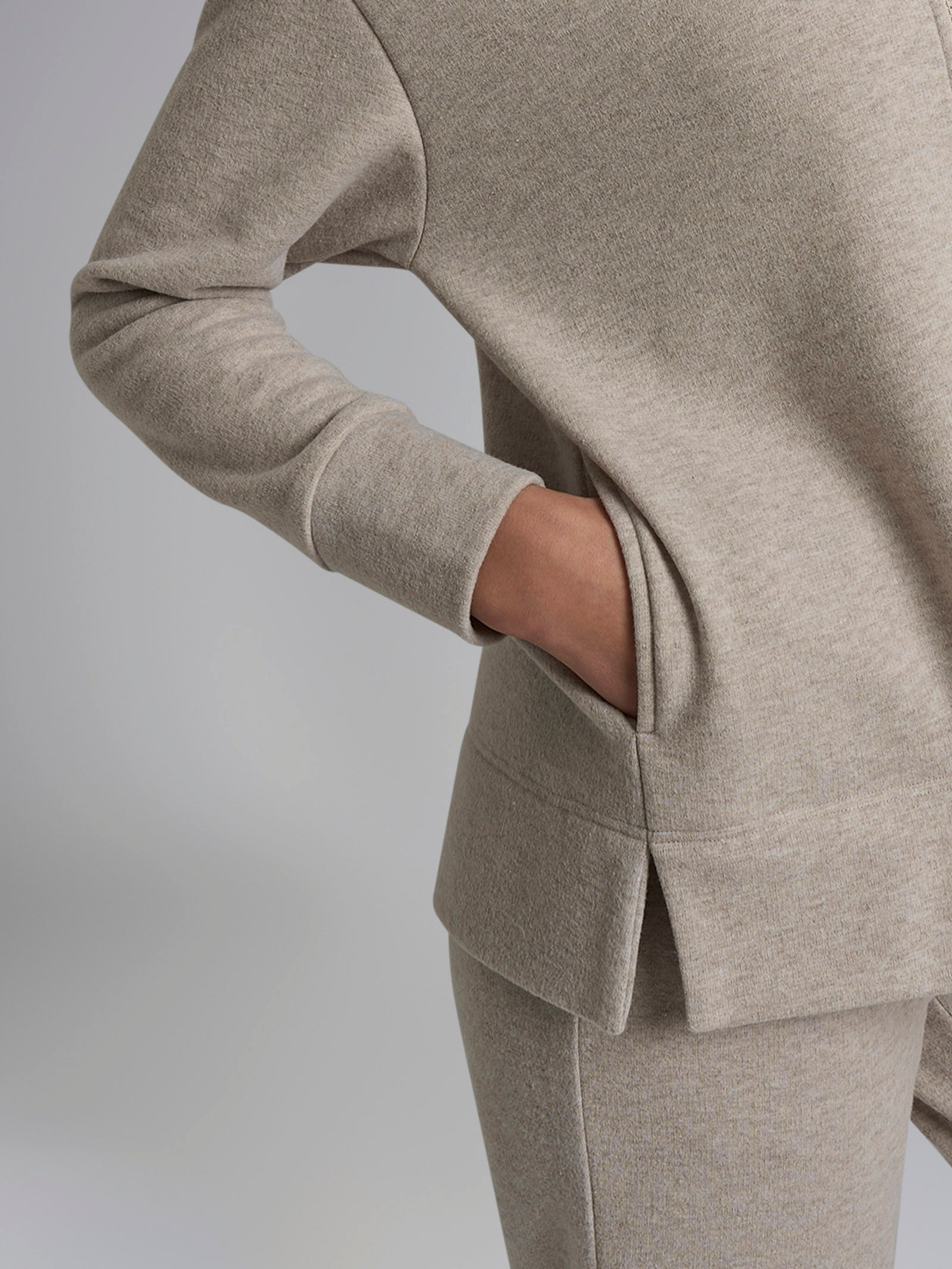 Ragno Sweet Emotion pigiama lungo aperto zip cement caldo