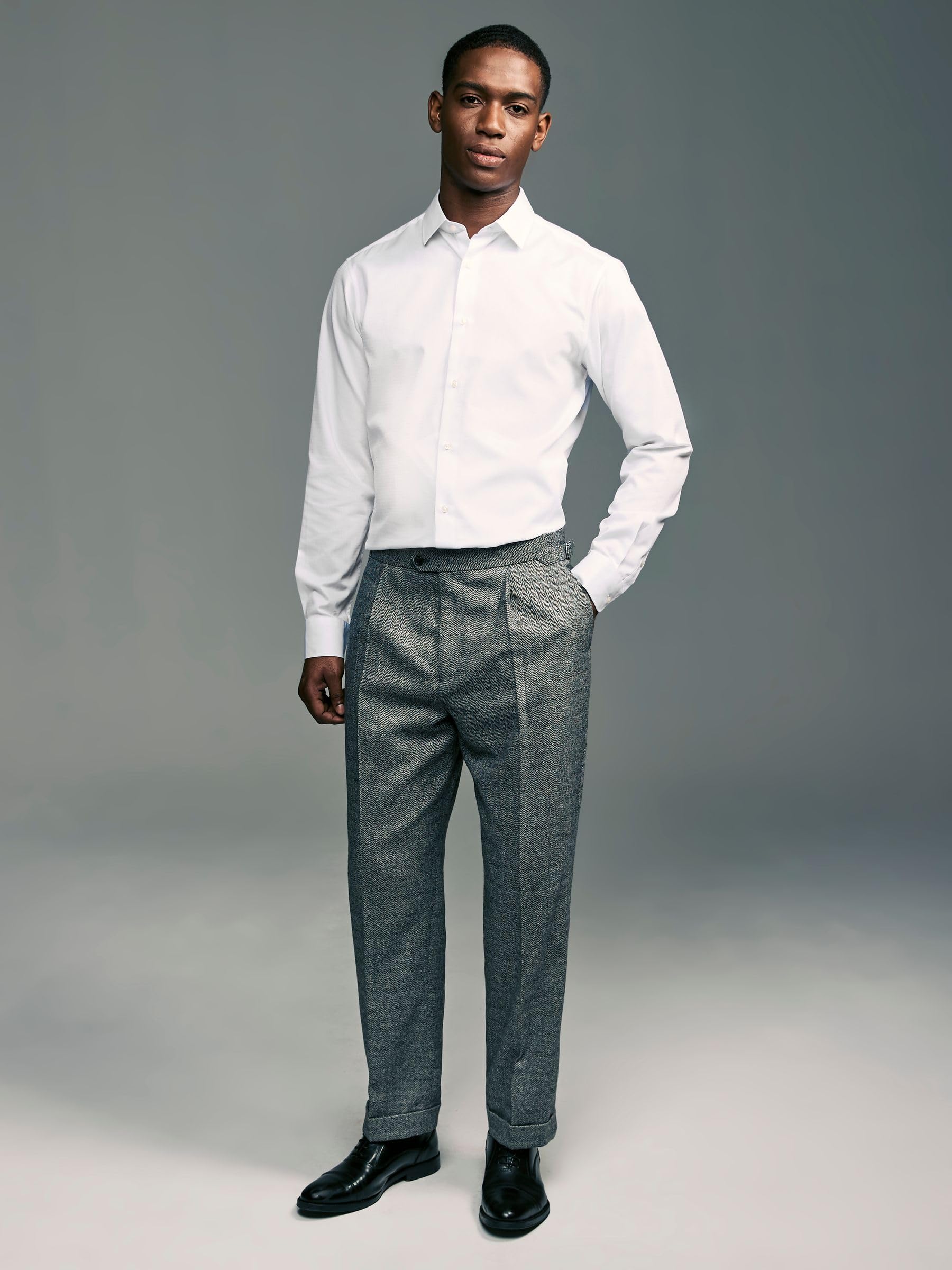 Next Camicia Easy-Care Testurizzata Slim Uomo