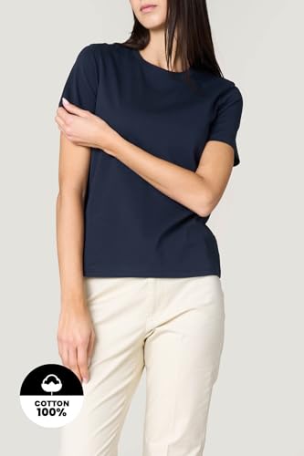 Goldenpoint t shirt donna cotone manica corta uso quotidiano