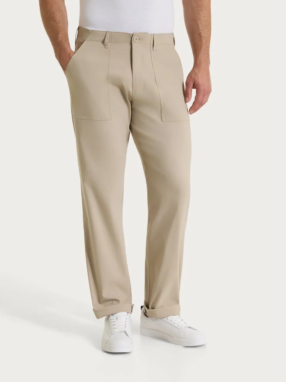 Ragno Super Fresh Explorer pantalone chino Crockery comfort belt