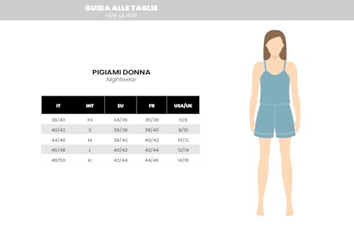 Goldenpoint Wide Leg Pigiama Lungo Donna a Coste