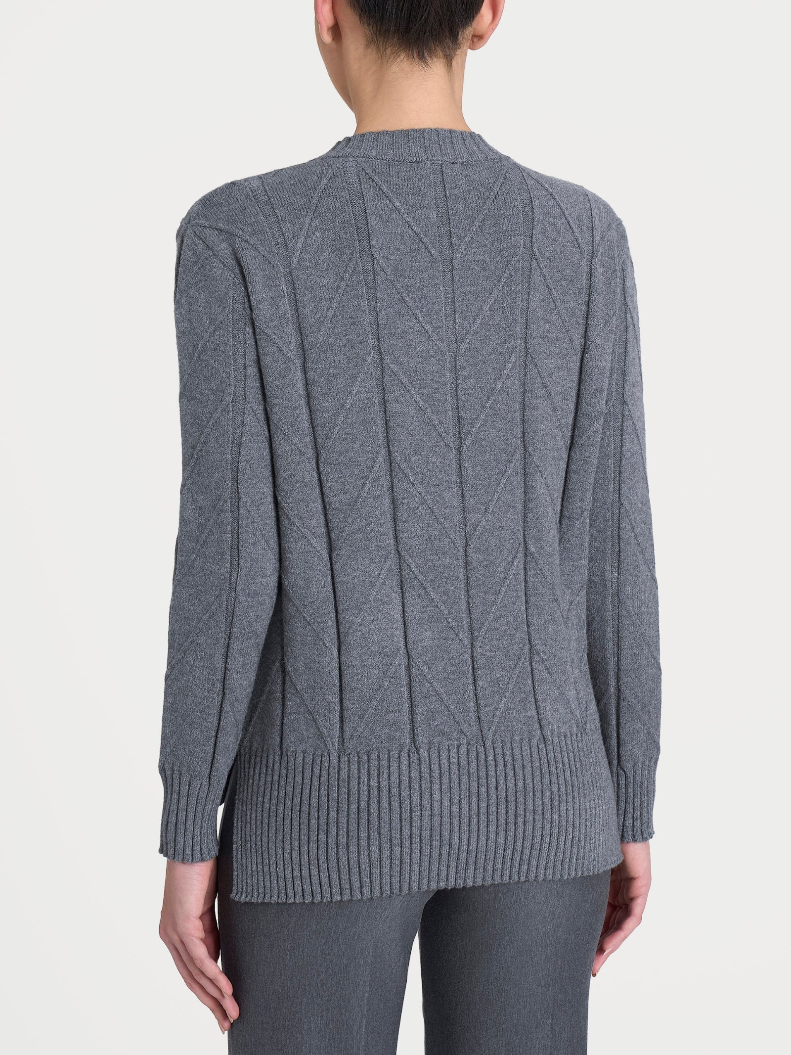 Ragno Super Soft Maglia Girocollo Spiga Ferro Melange