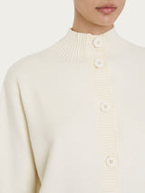 Ragno Four Seasons cardigan bottoni avorio