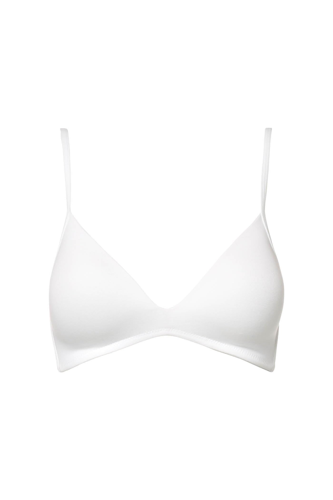 Goldenpoint Triangolo Reggiseno Cotone Senza Ferretto Imbottito