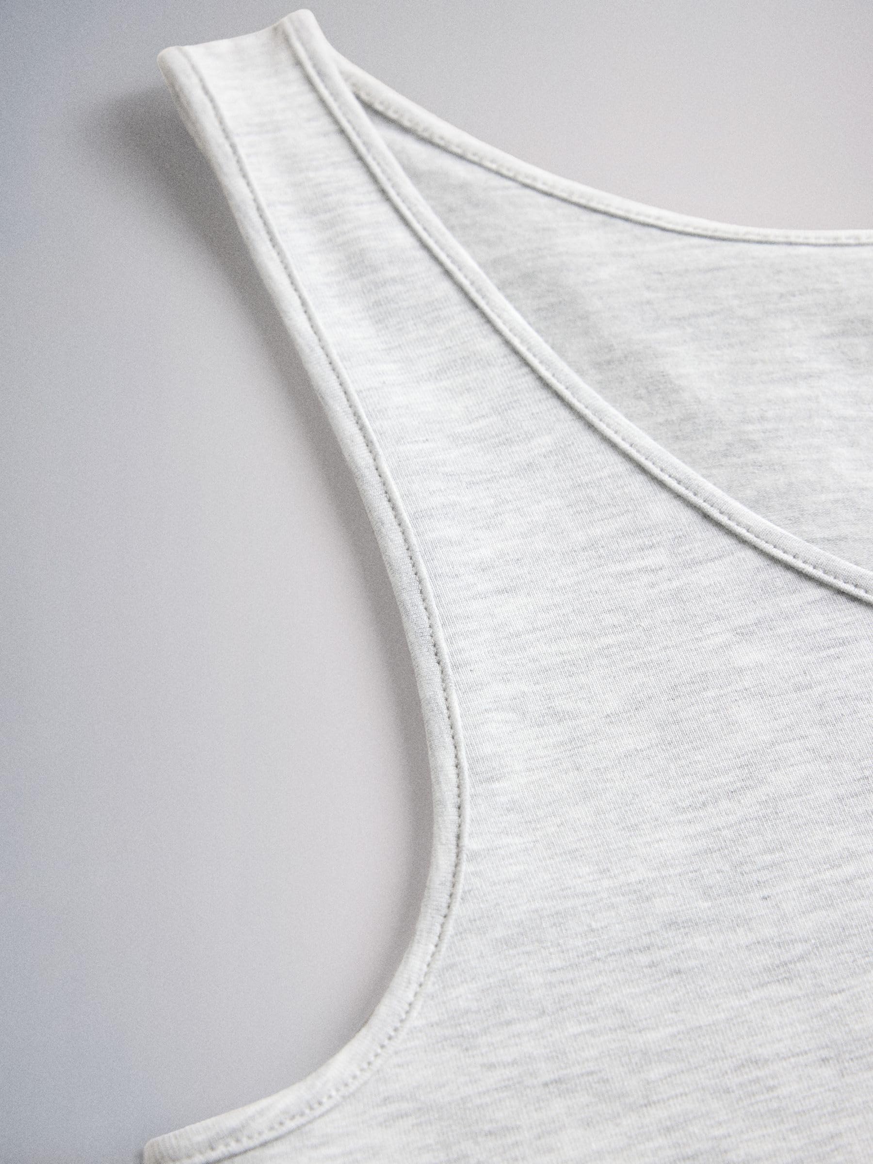 Next The Set Canottiera Donna 5 Pezzi Cotone Elasticizzato