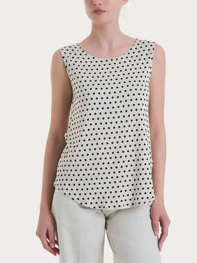 Ragno Summer top donna viscosa Fant. Champignon