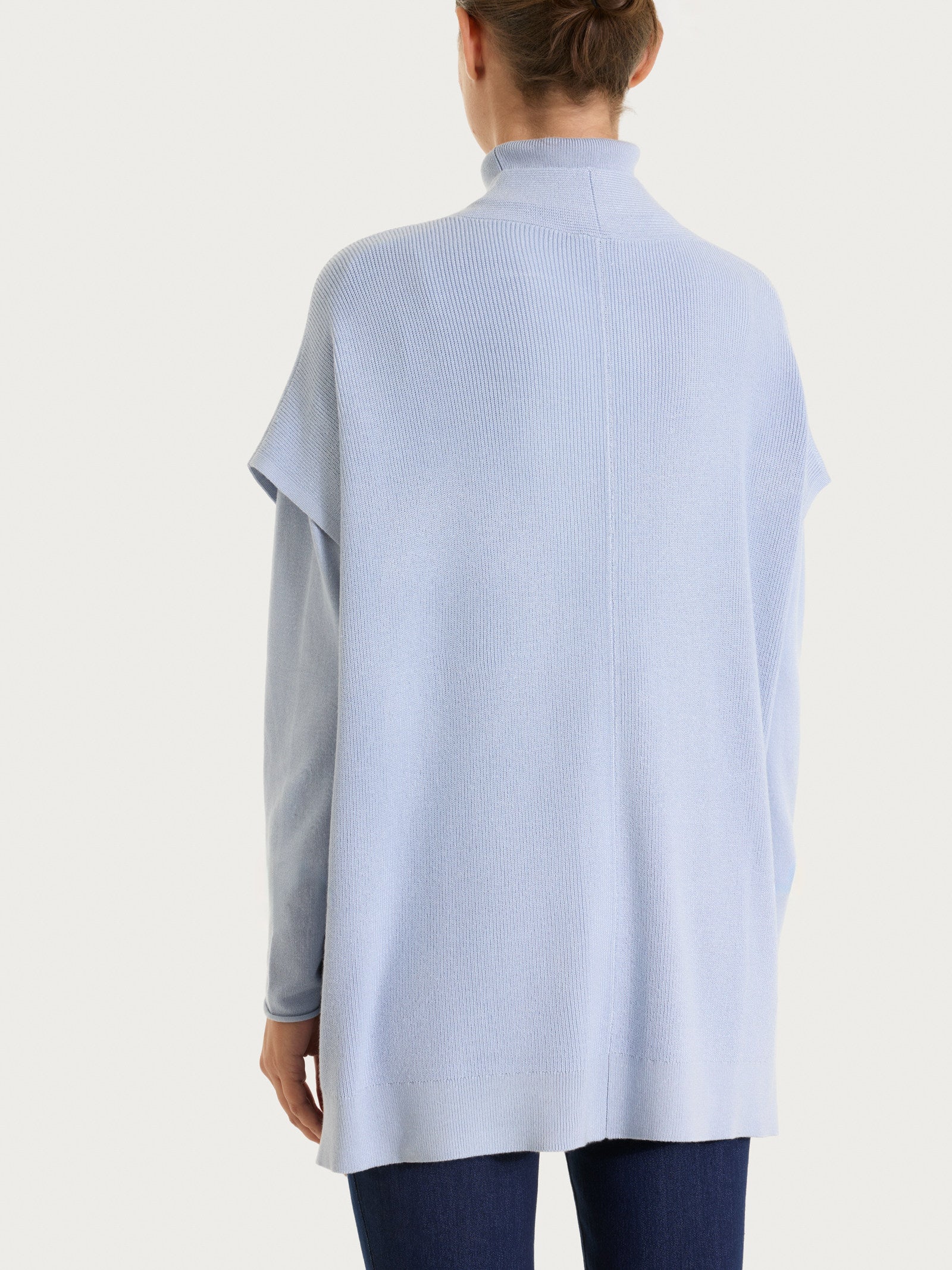 Ragno Four Seasons cappa smanicata punto perla Zen Blue