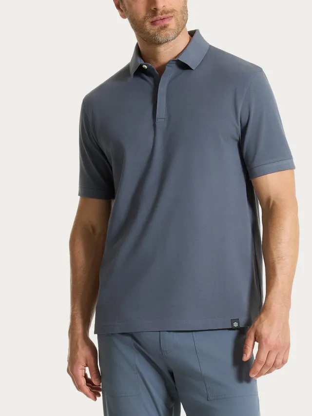 Ragno Cotton Piquet Stretch polo uomo cotone turbulence