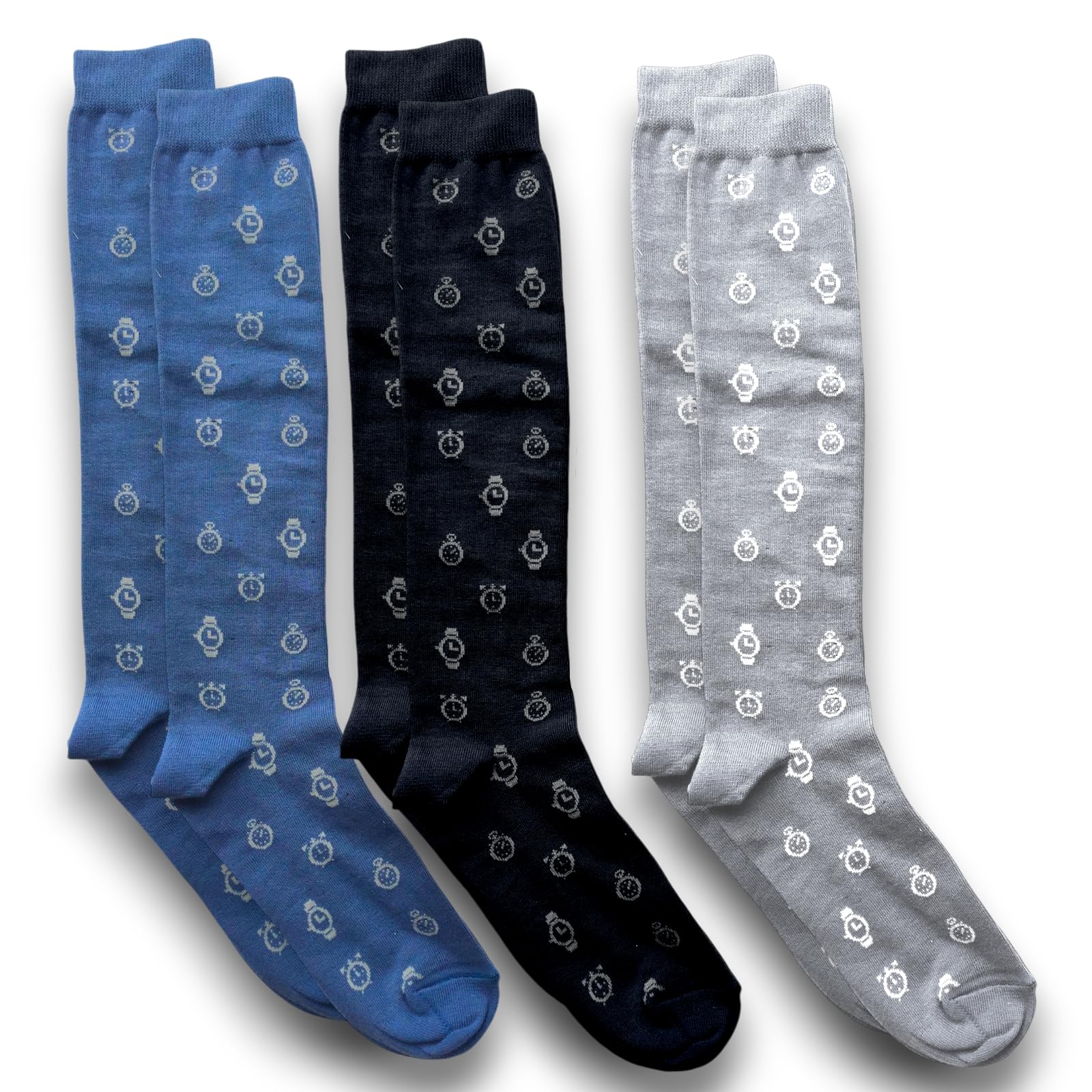 Lady C 860 calze uomo lunghe cotone 3 paia 39/46
