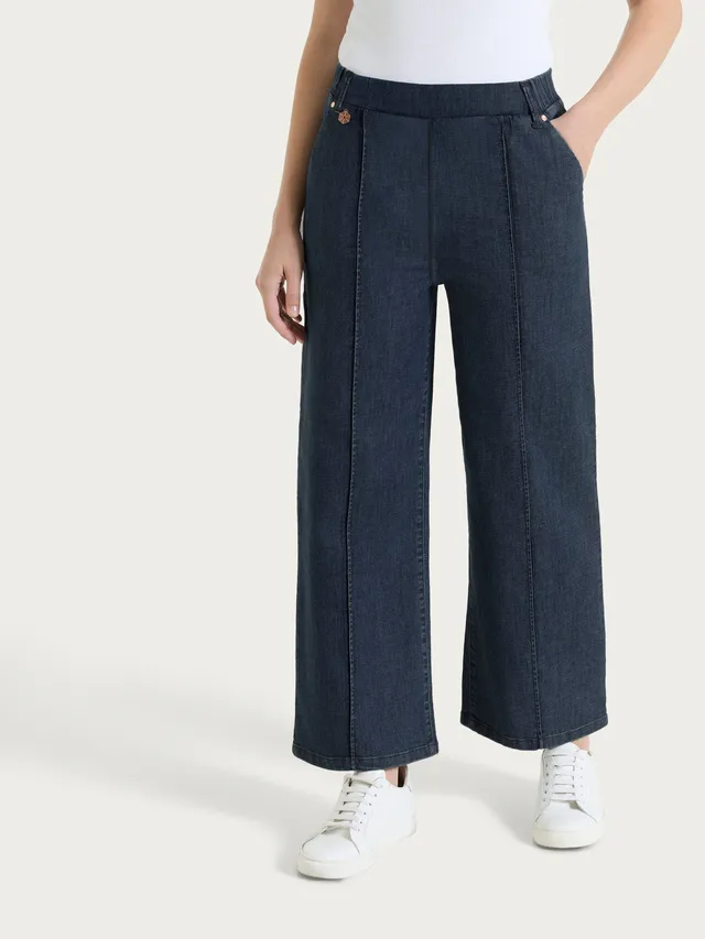 Ragno Light Denim jeans ampio donna Indigo denim leggero