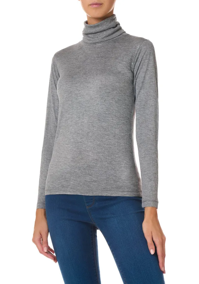 Goldenpoint Dolcevita Maglia Donna in Viscosa Leggera